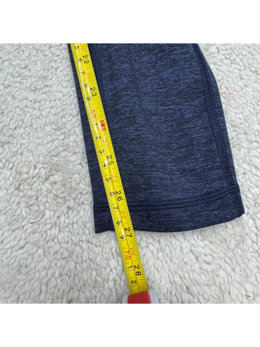 Aerie Chill Play Move Women's High Rise Legging Blue Pockets Workout, Size S - Picture 9 of 10